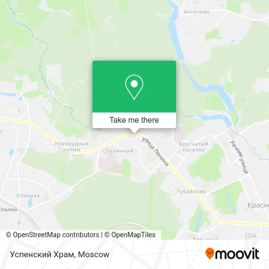 Успенский Храм map