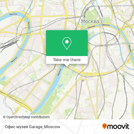 Офис музея Garage map