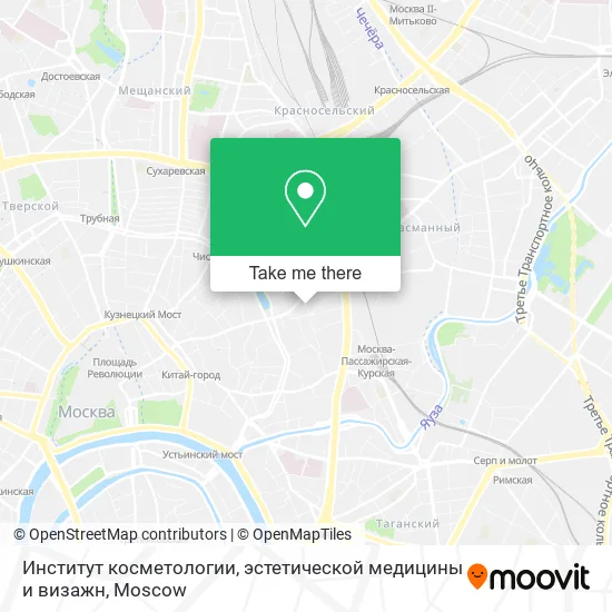 Институт косметологии, эстетической медицины и визажн map
