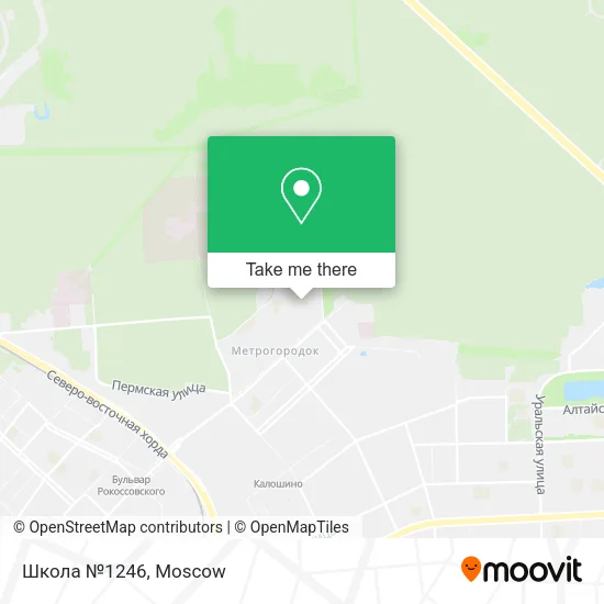Школа №1246 map