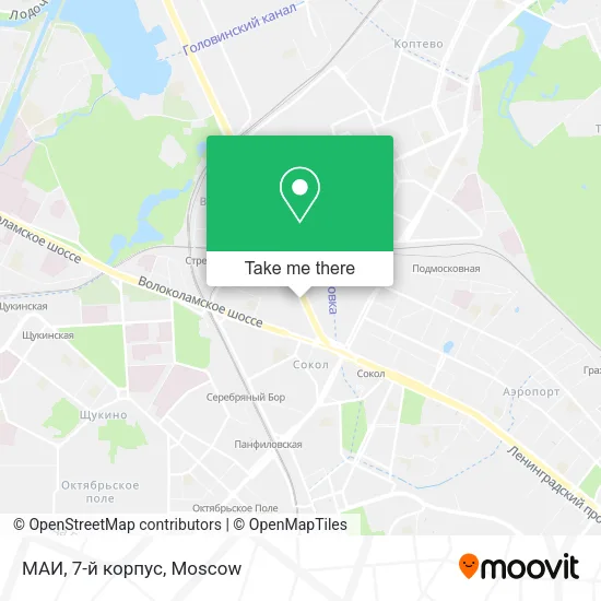 МАИ, 7-й корпус map