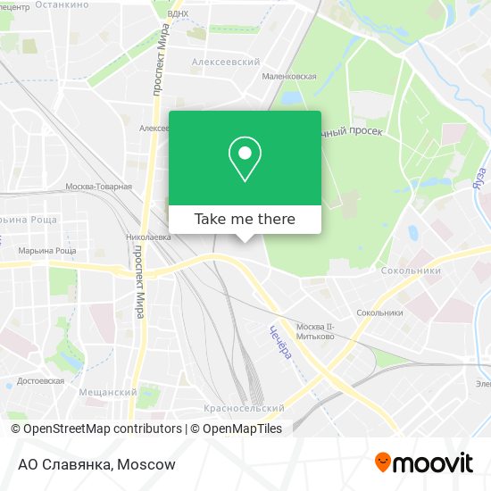 АО  Славянка map