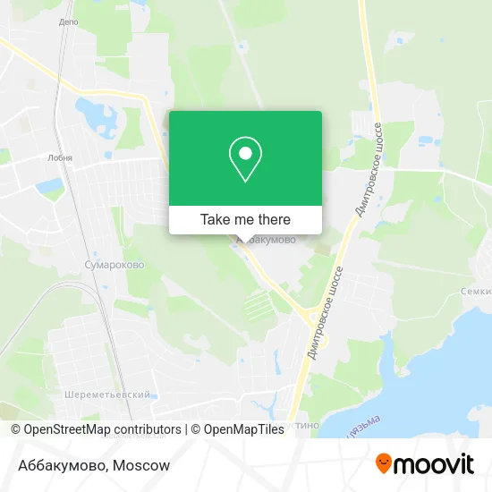 Аббакумово map