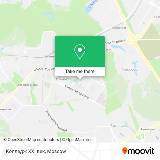 Колледж XXI век map