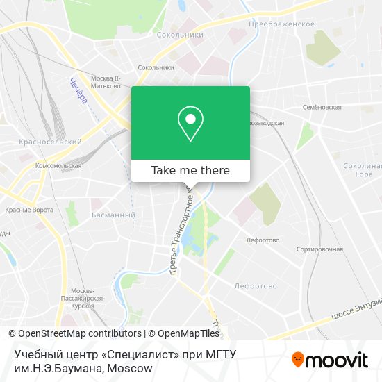 Учебный центр «Специалист» при МГТУ им.Н.Э.Баумана map