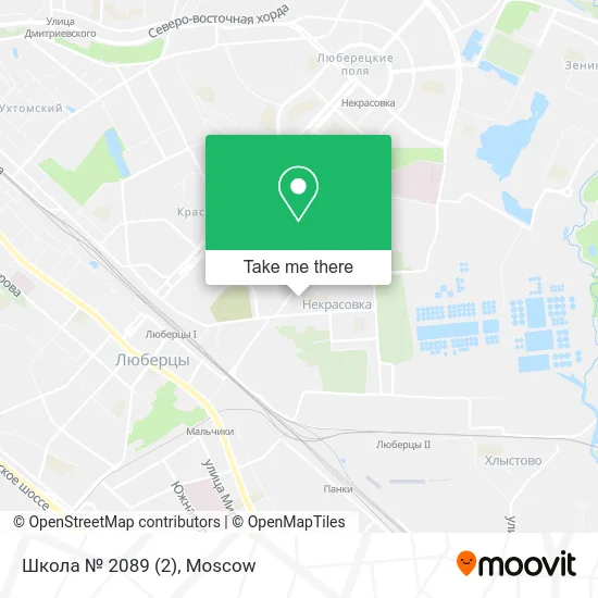 Школа № 2089 map