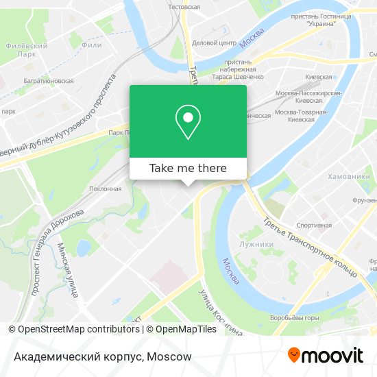Академический корпус map
