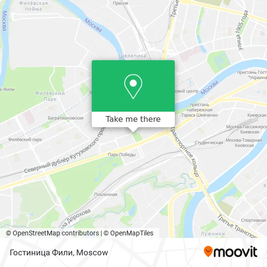 Гостиница Фили map