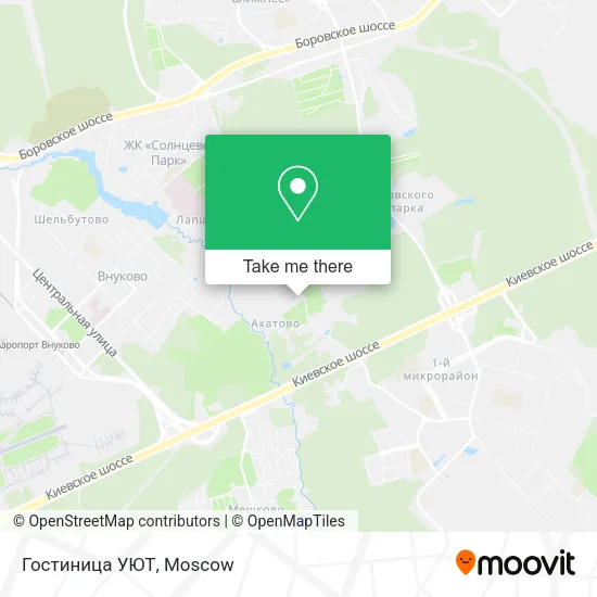 Гостиница УЮТ map
