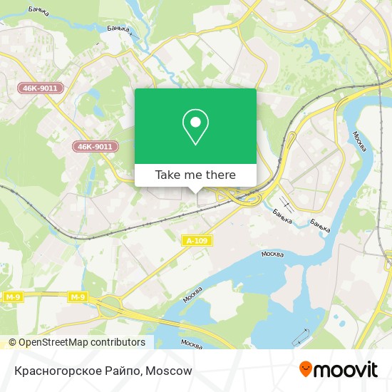 Красногорское Райпо map