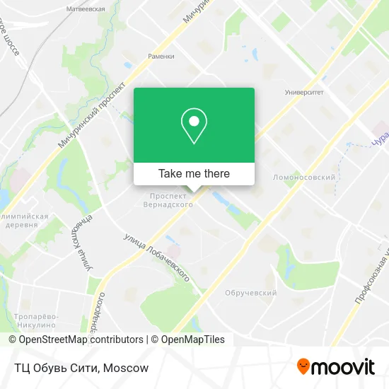 ТЦ  Обувь Сити map