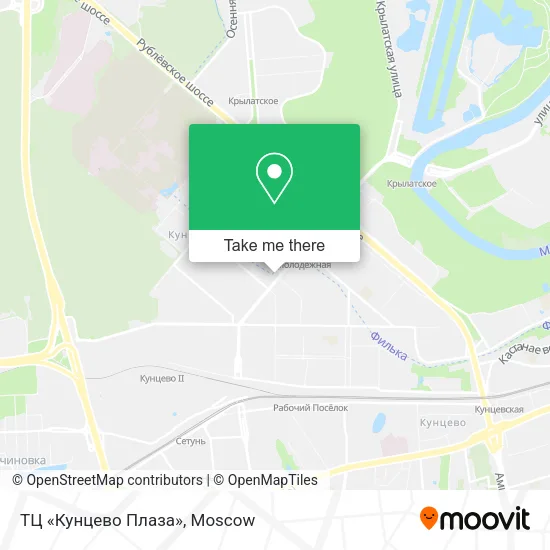 ТЦ «Кунцево Плаза» map
