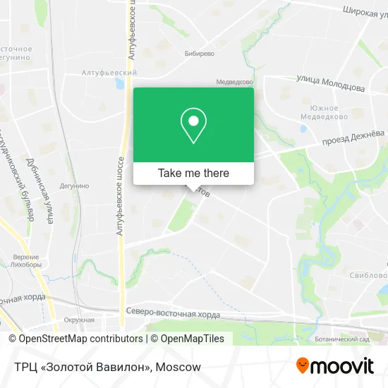 ТРЦ «Золотой Вавилон» map