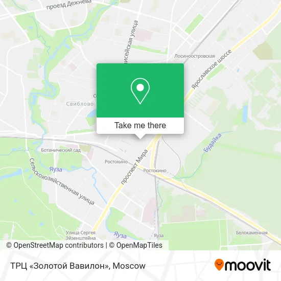 ТРЦ «Золотой Вавилон» map