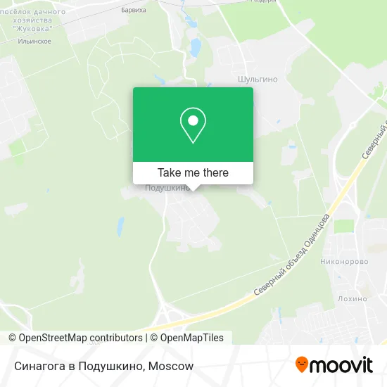 Синагога в Подушкино map