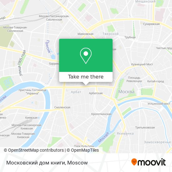 Московский дом книги map