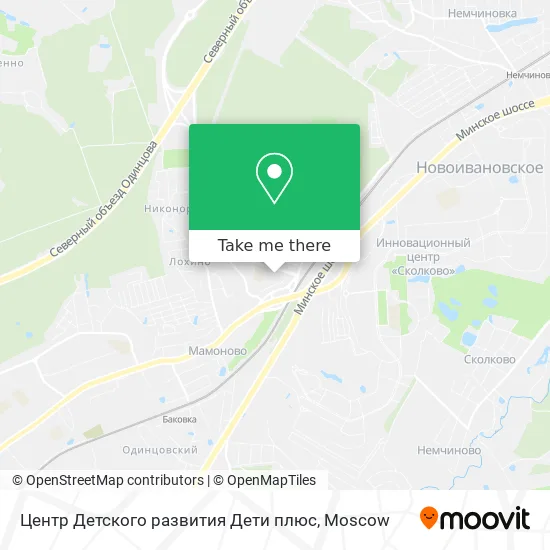 Центр Детского развития  Дети плюс map