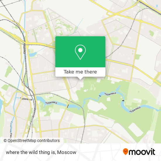 where the wild thing is map