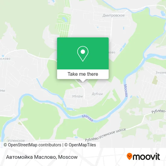Автомойка Маслово map