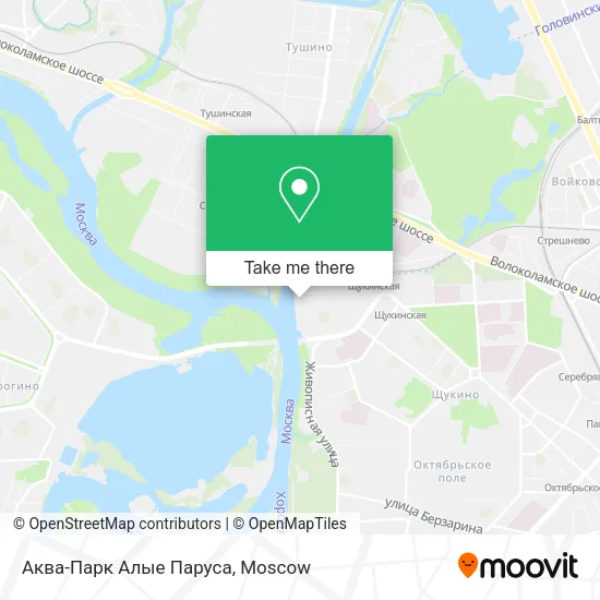 Аква-Парк Алые Паруса map
