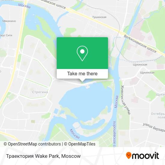 Траектория Wake Park map