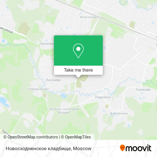 Новосходненское кладбище map