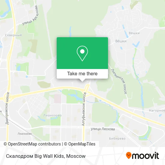 Скалодром Big Wall Kids map