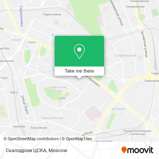 Скалодром ЦСКА map