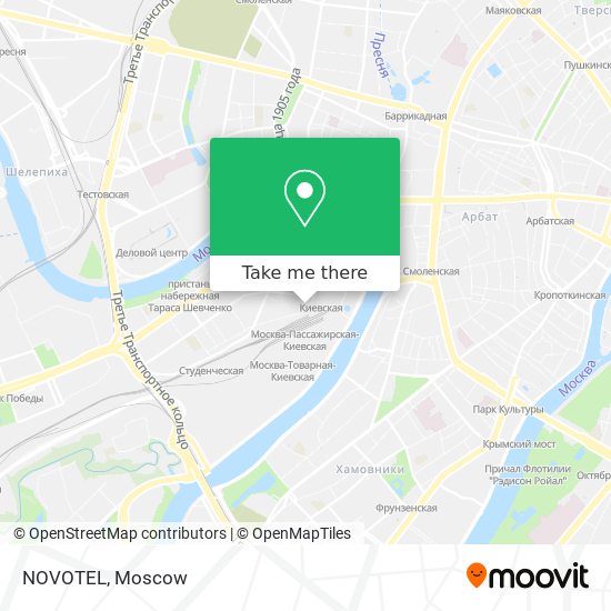 NOVOTEL map