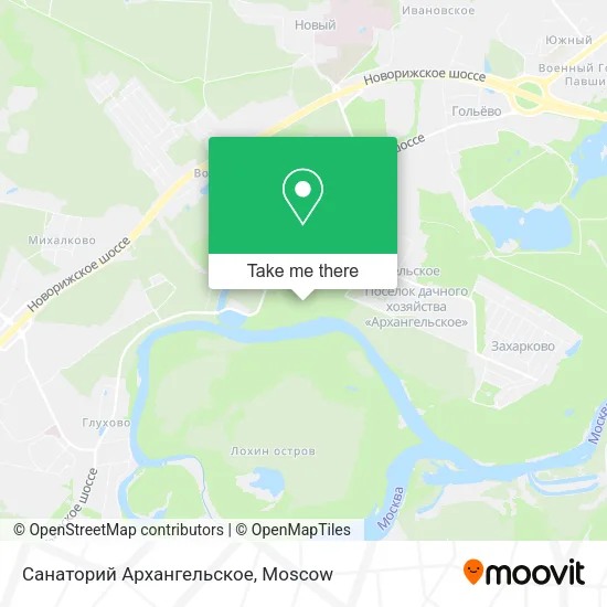 Санаторий Архангельское map