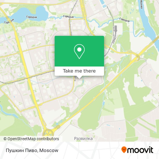 Пушкин Пиво map