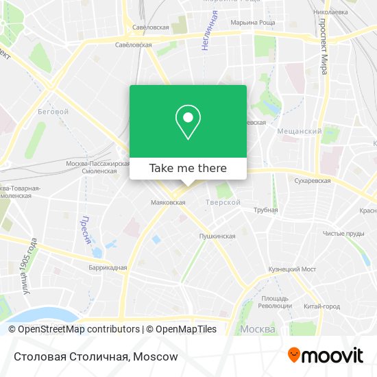 Столовая Столичная map
