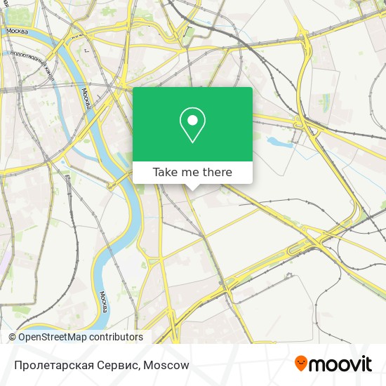 Пролетарская Сервис map