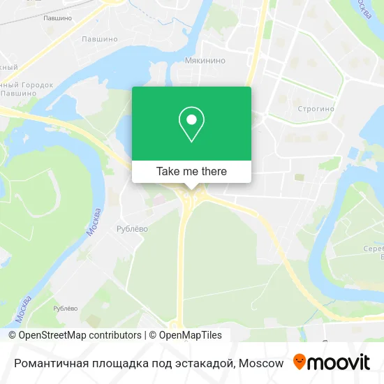 Романтичная площадка под эстакадой map