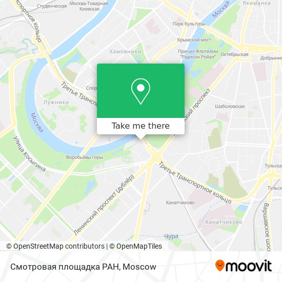 Смотровая площадка РАН map