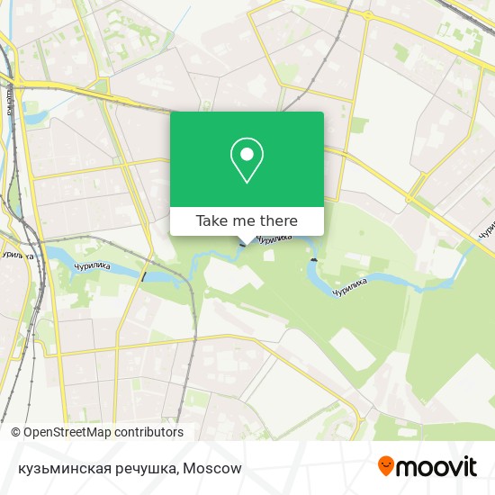кузьминская речушка map