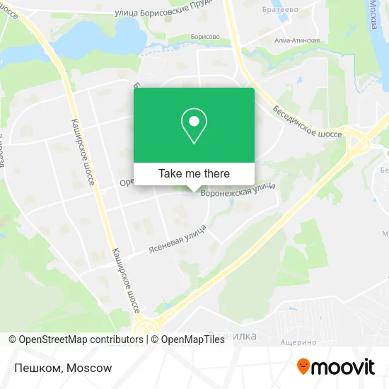 Пешком map