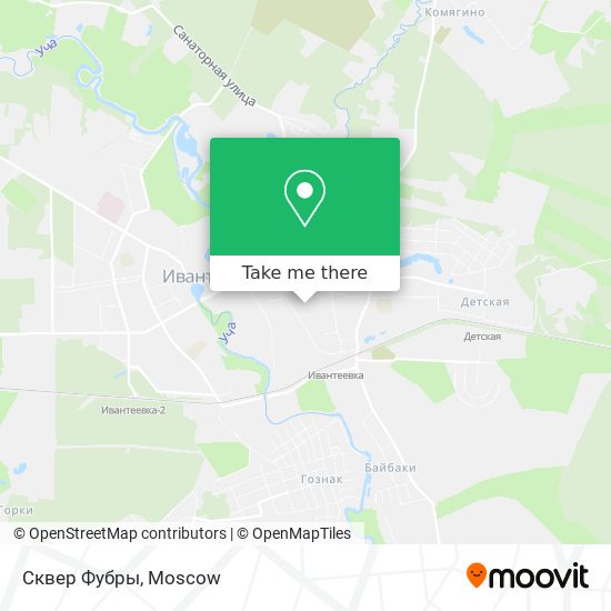 Сквер Фубры map