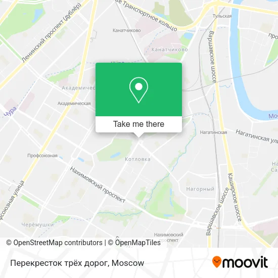 Перекресток трёх дорог map