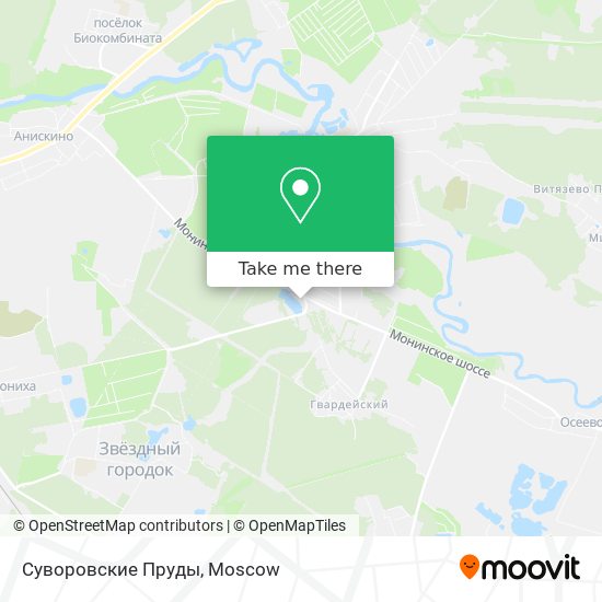Суворовские Пруды map