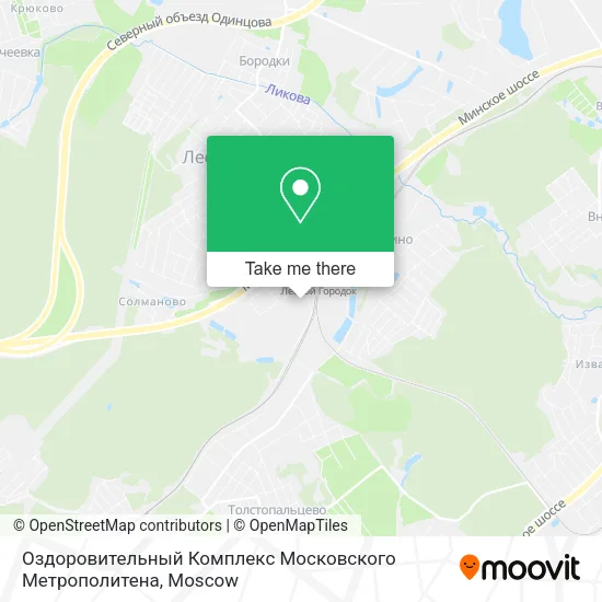 Оздоровительный Комплекс Московского Метрополитена map