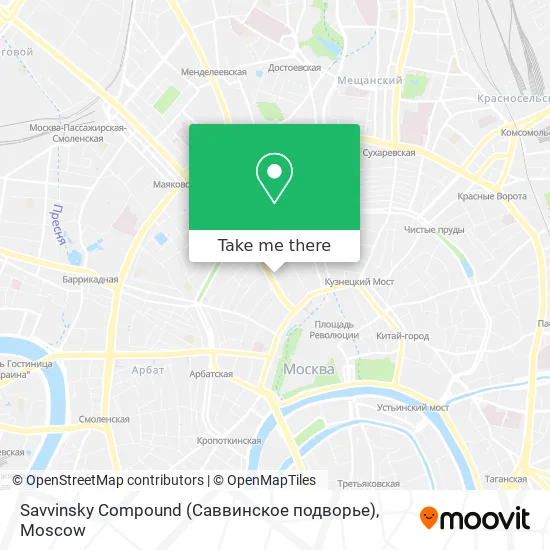 Savvinsky Compound (Саввинское подворье) map