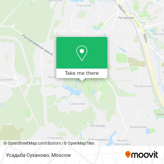 Усадьба Суханово map