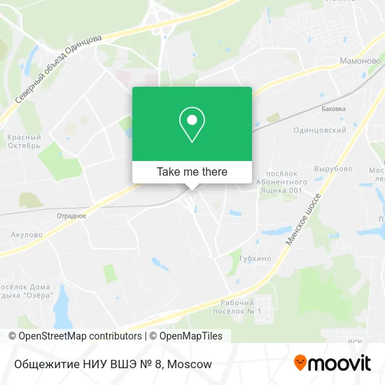 Общежитие НИУ ВШЭ № 8 map