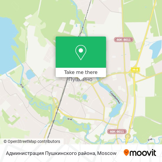 Администрация Пушкинского района map