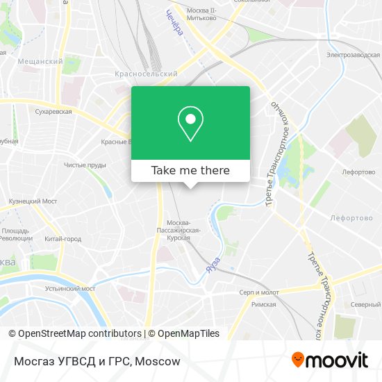 Мосгаз УГВСД и ГРС map