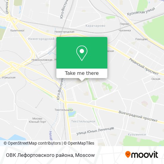 ОВК Лефортовского района map