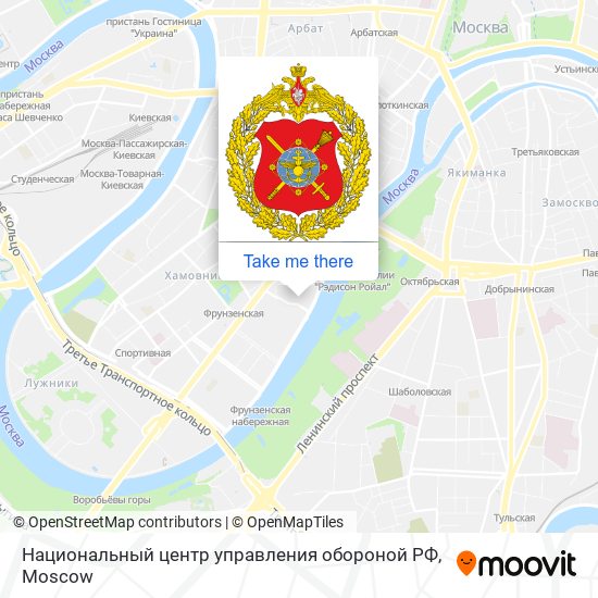 Национальный центр управления обороной РФ map