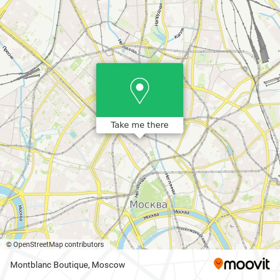 Montblanc Boutique map