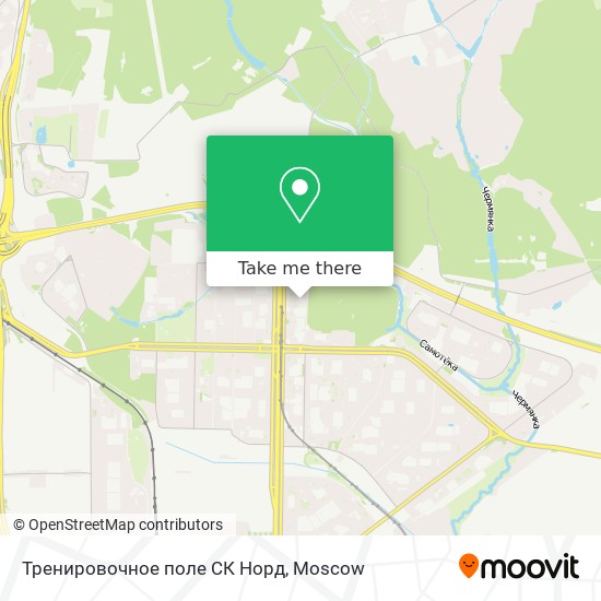 Тренировочное поле СК  Норд map